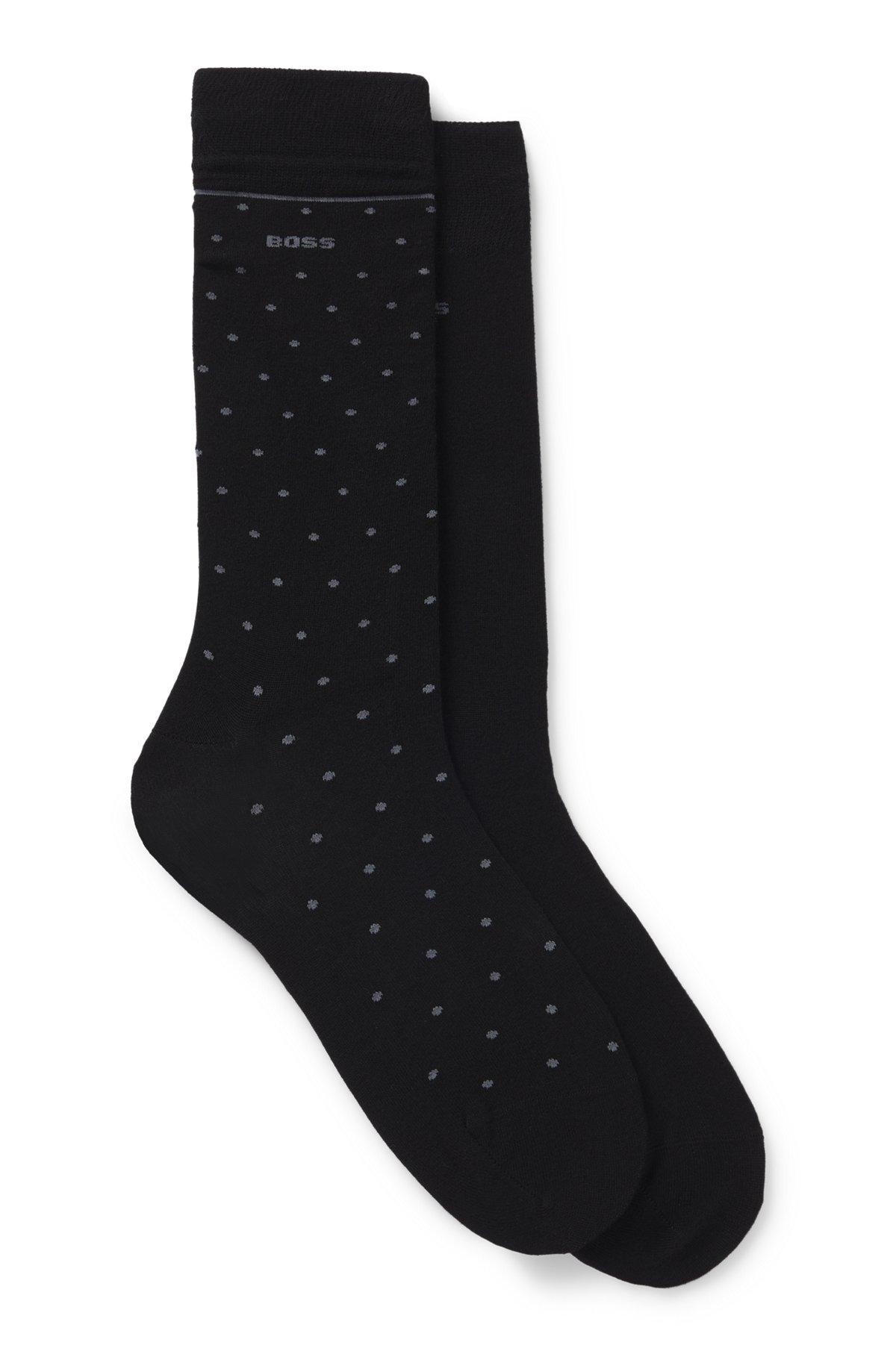 Two-pack of regular-length socks with logo details Product Image