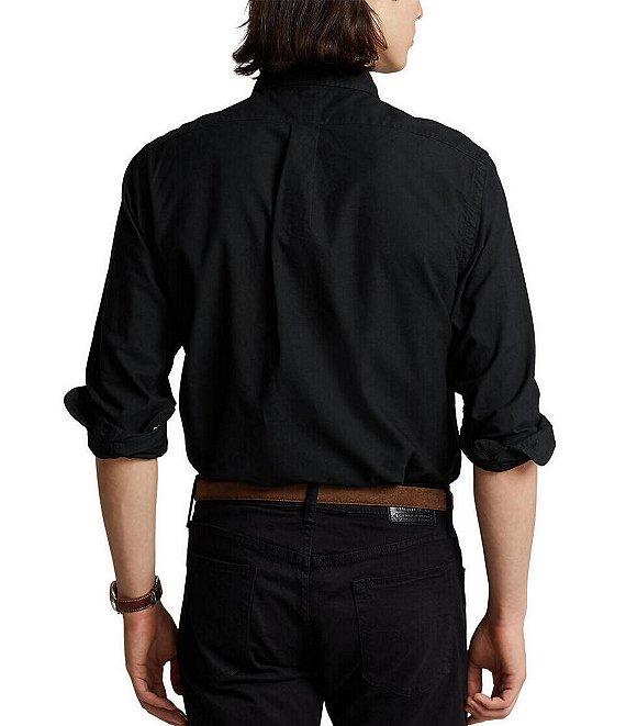 Polo Ralph Lauren Garment-Dye Oxford Classic Fit Long Sleeve Woven Shirt Product Image