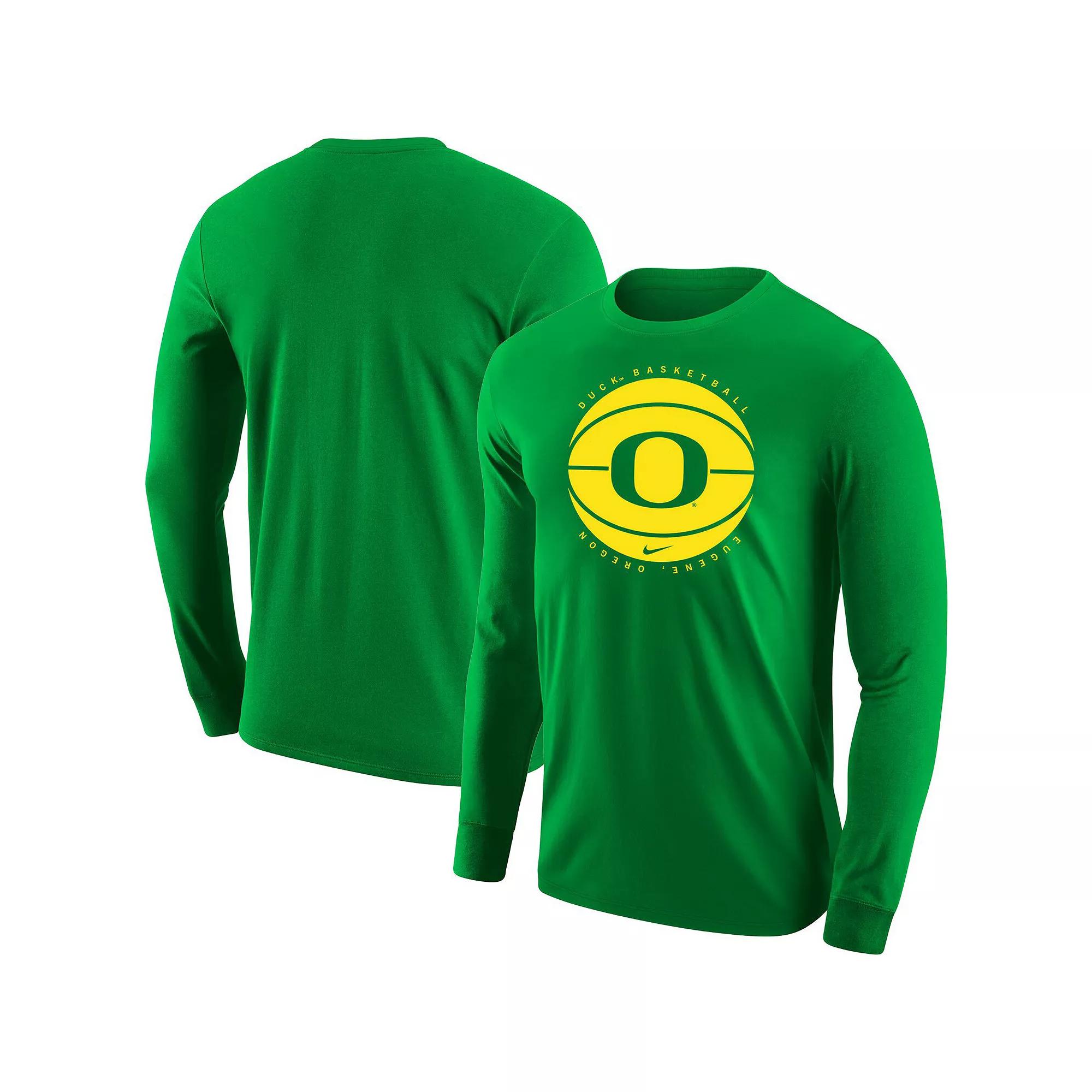 Men's Nike Black Oregon Ducks Basketball Long Sleeve T-Shirt,  Product Image
