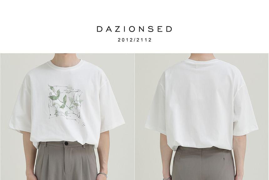 High Waist Plain Straight Leg Pants Product Image