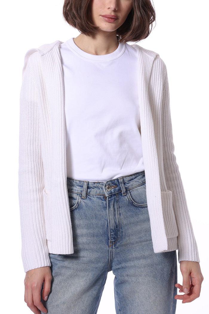 Cotton Cashmere Shaker Cardigan Product Image