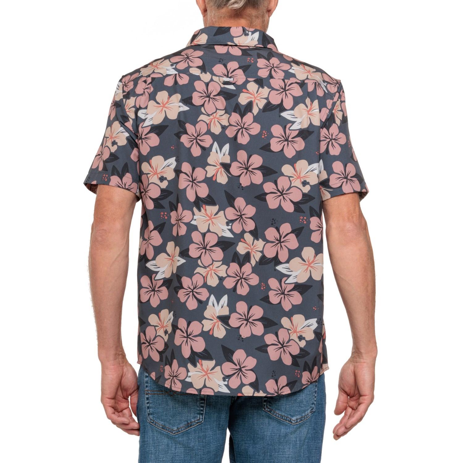 Hurley Printed Woven Slub Shirt - Short Sleeve Product Image