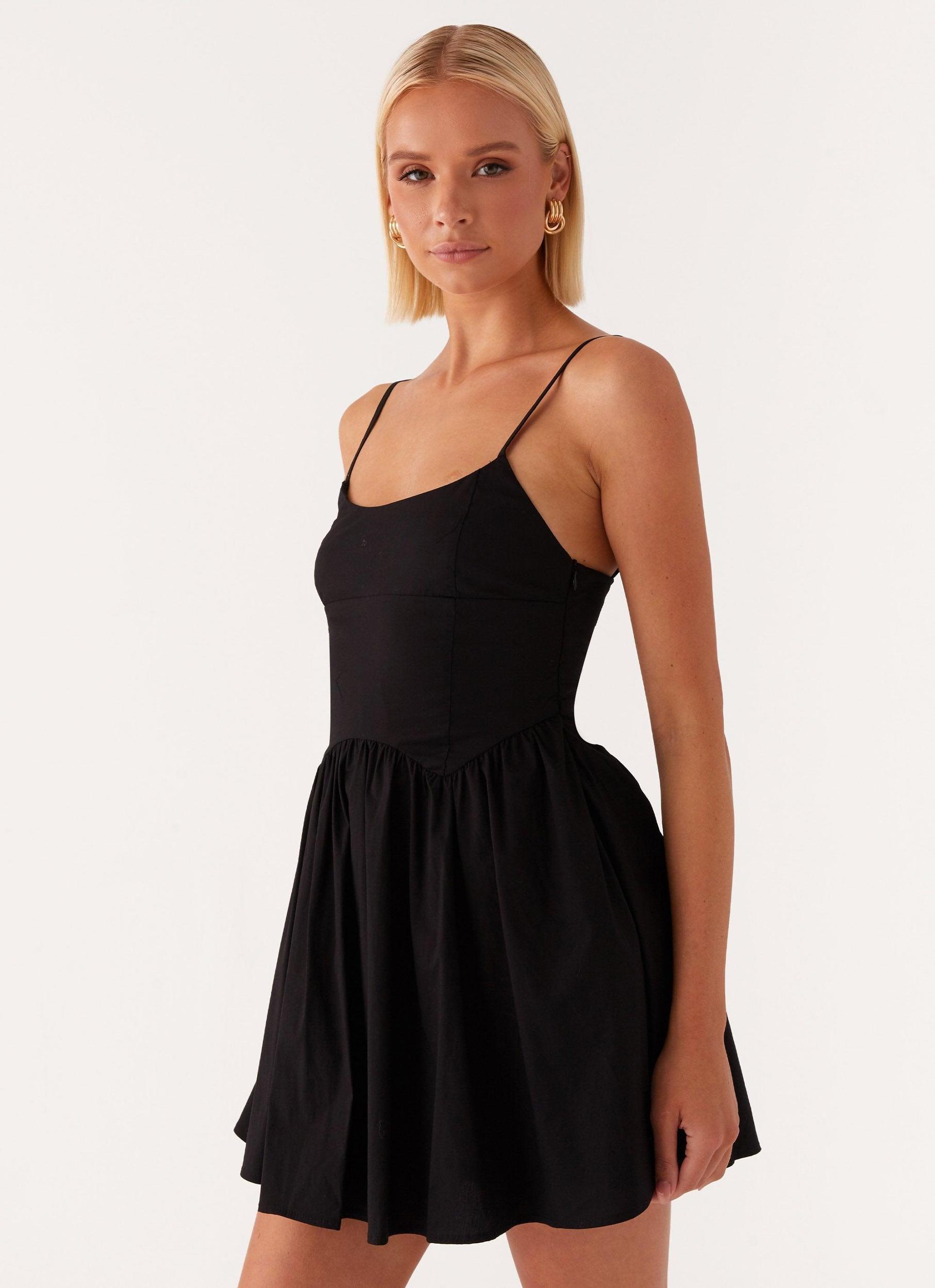 Tesoro Mio Mini Dress - Black Product Image