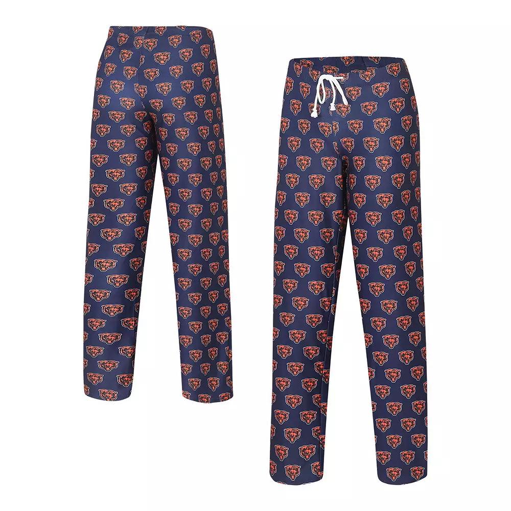 Women's Concepts Sport Navy Chicago Bears Gauge Allover Print Sleep Pants,  Product Image
