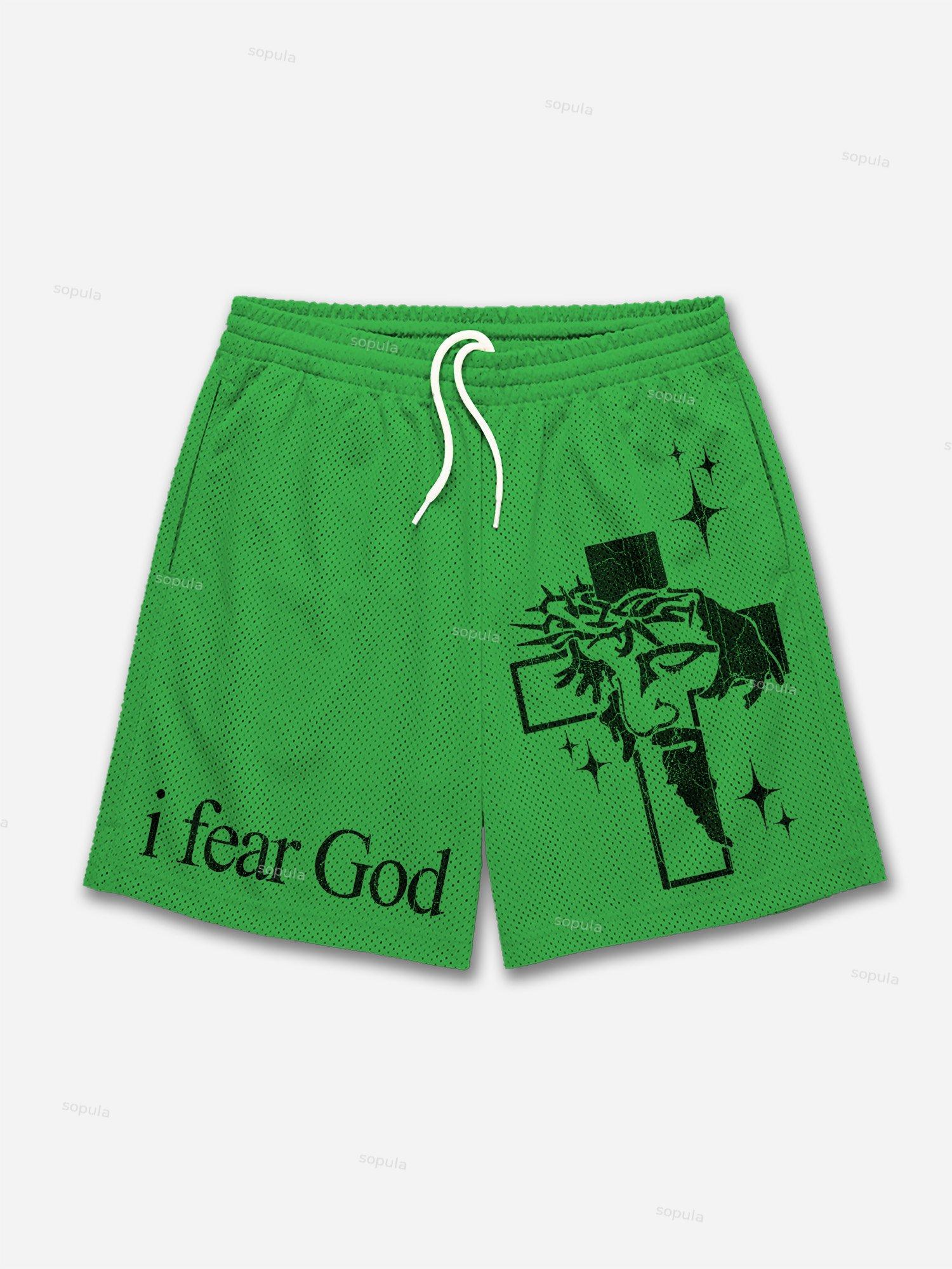 I Fear God Print Mesh Shorts Product Image