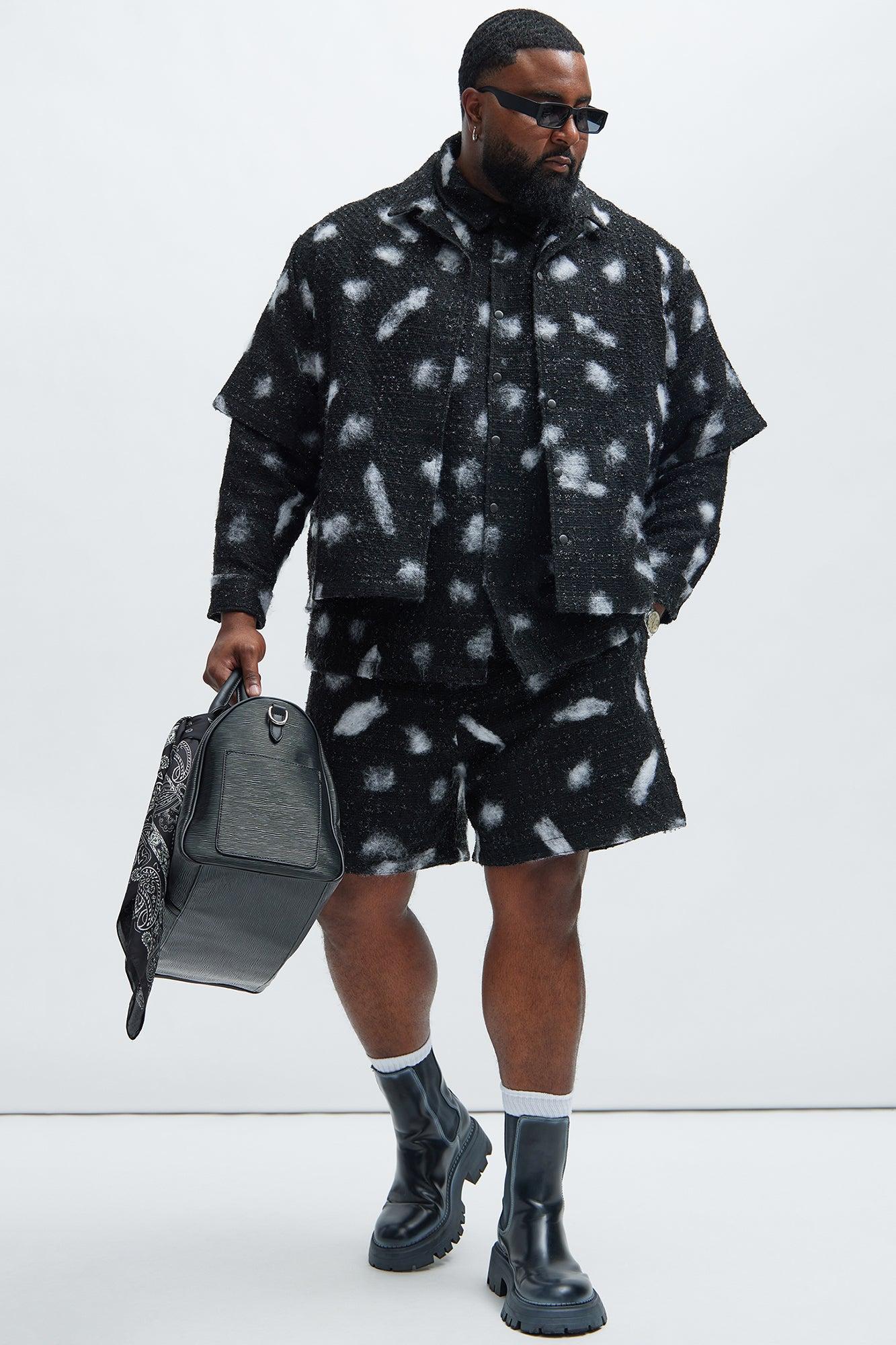 Chiaro Boucle Shirt - Black/White Product Image