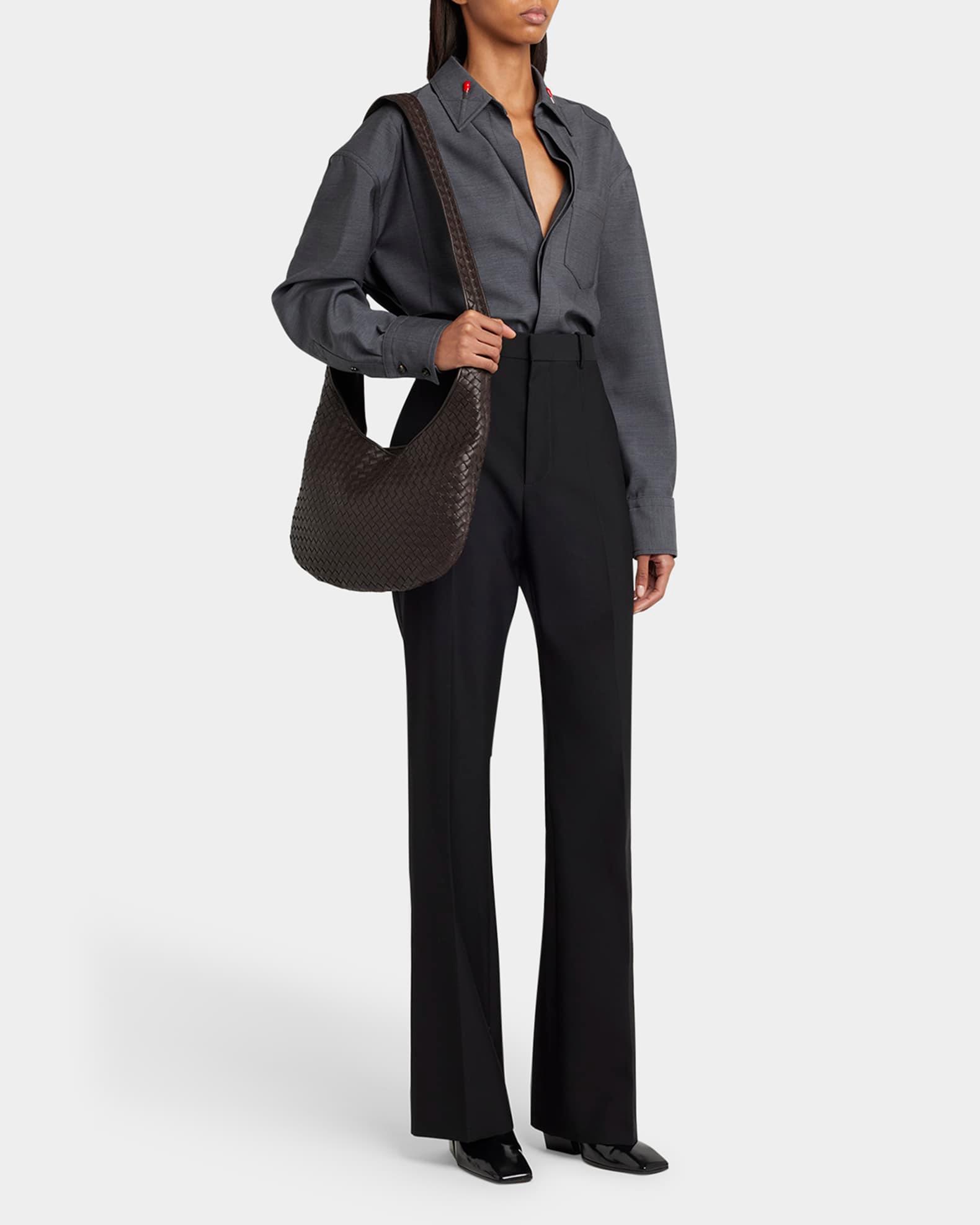 Intrecciato Leather Crossbody Bag Product Image