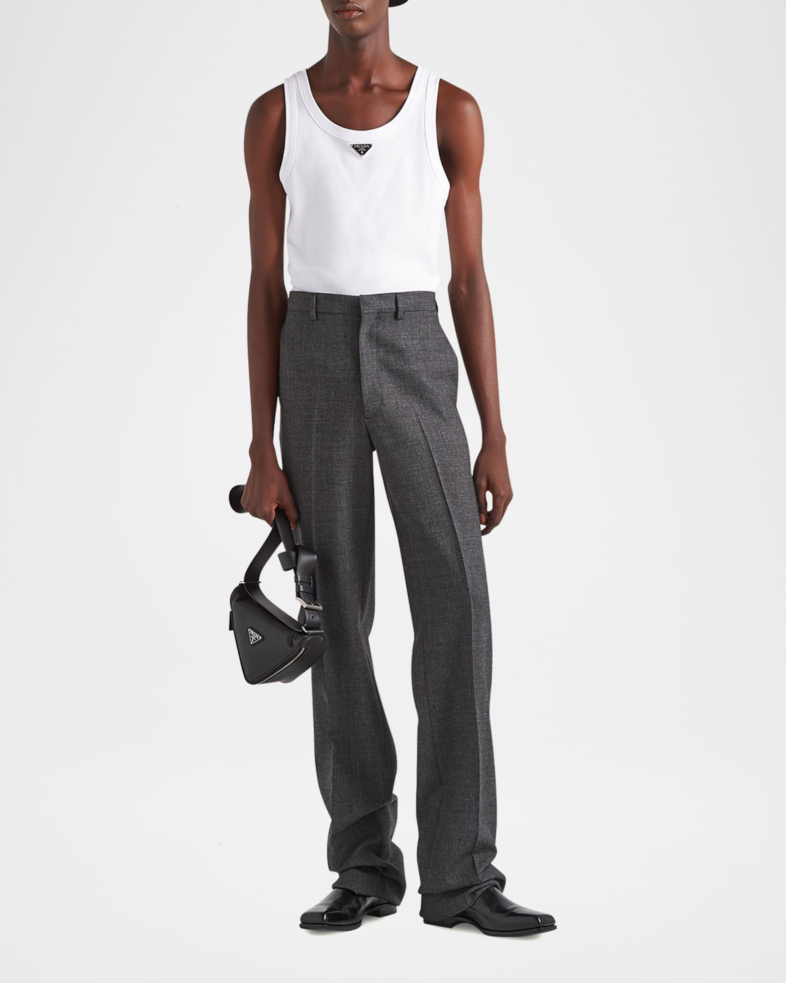 Men's Ribbed Cotton Logo Tank Top Product Image