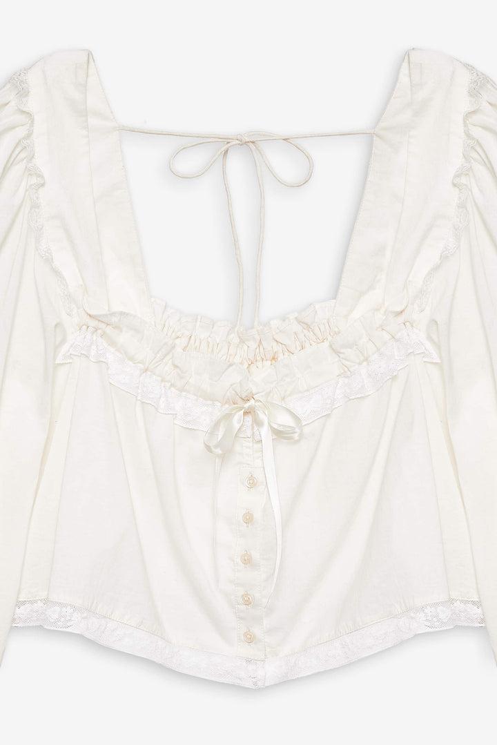 Venetia Sleep Top — Vintage Cream Product Image