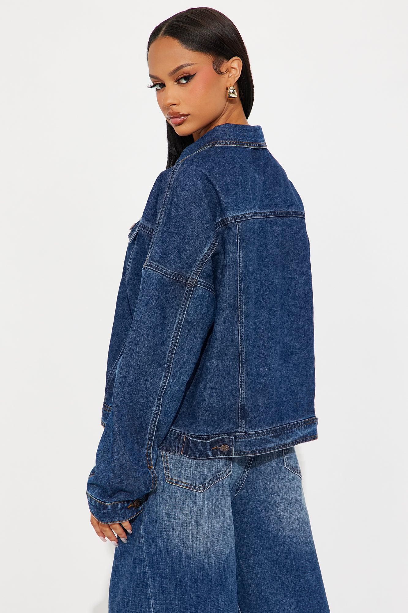 Andrea Denim Trucker Jacket - Medium Wash Female Product Image