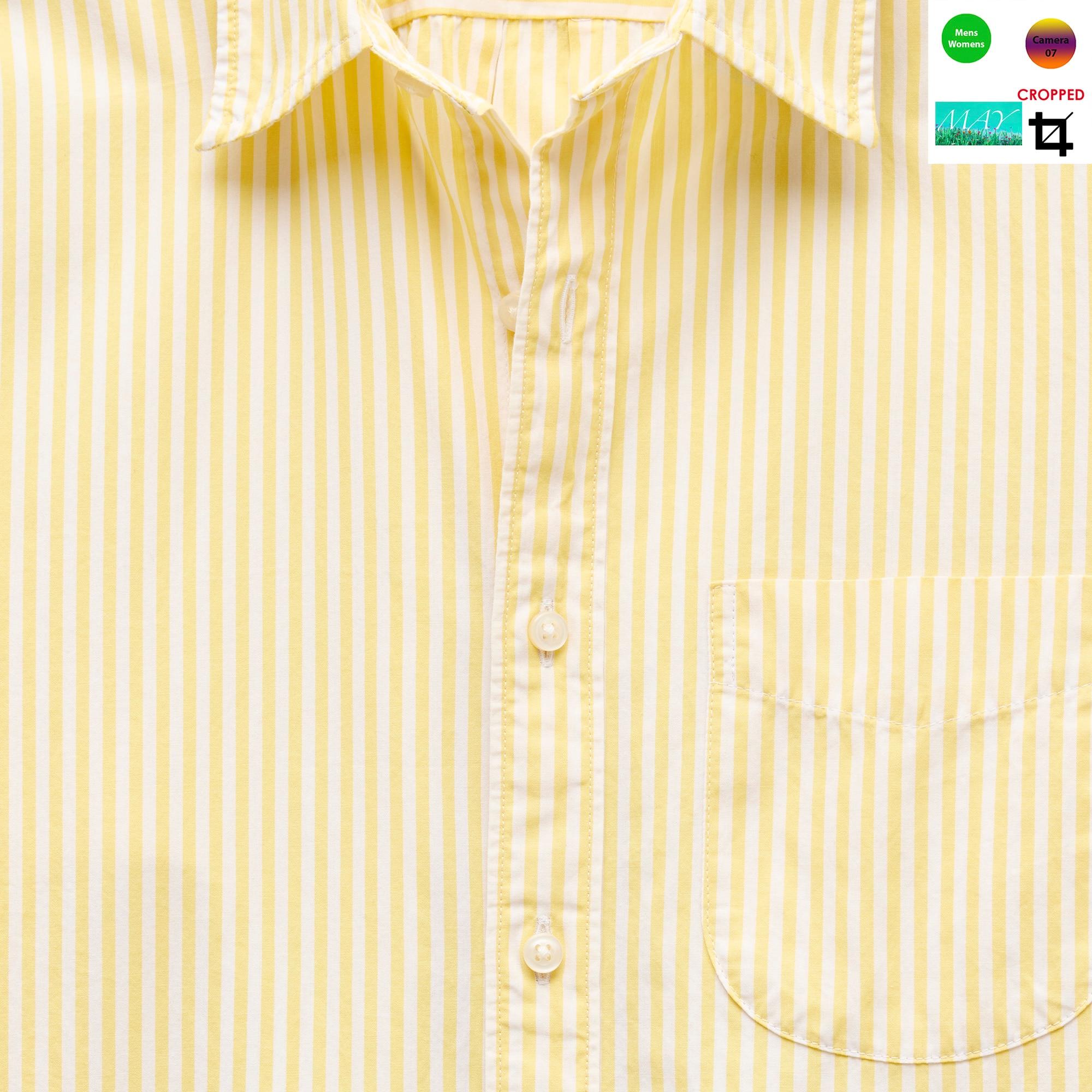 Poplin shirt with point collar Product Image