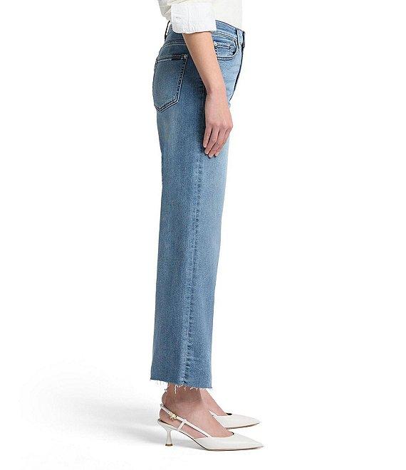 7 For All Mankind Alexa High Rise Wide Leg Cropped Jeans Product Image