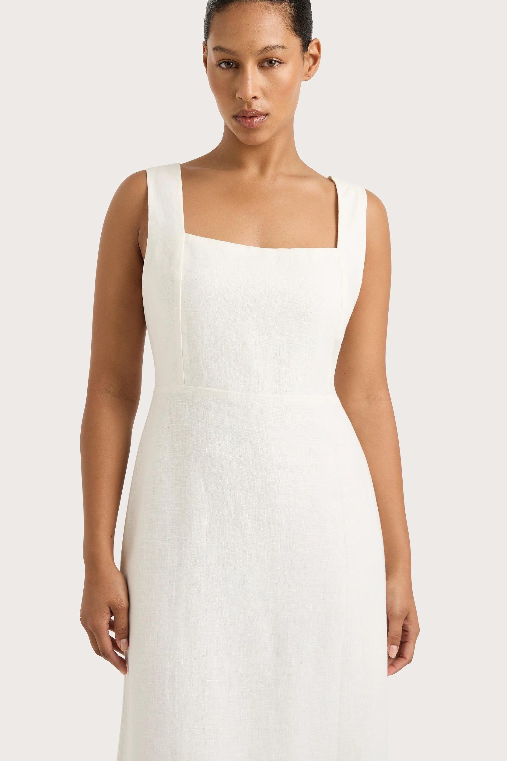 Lais Midi Dress White - Final Sale Product Image