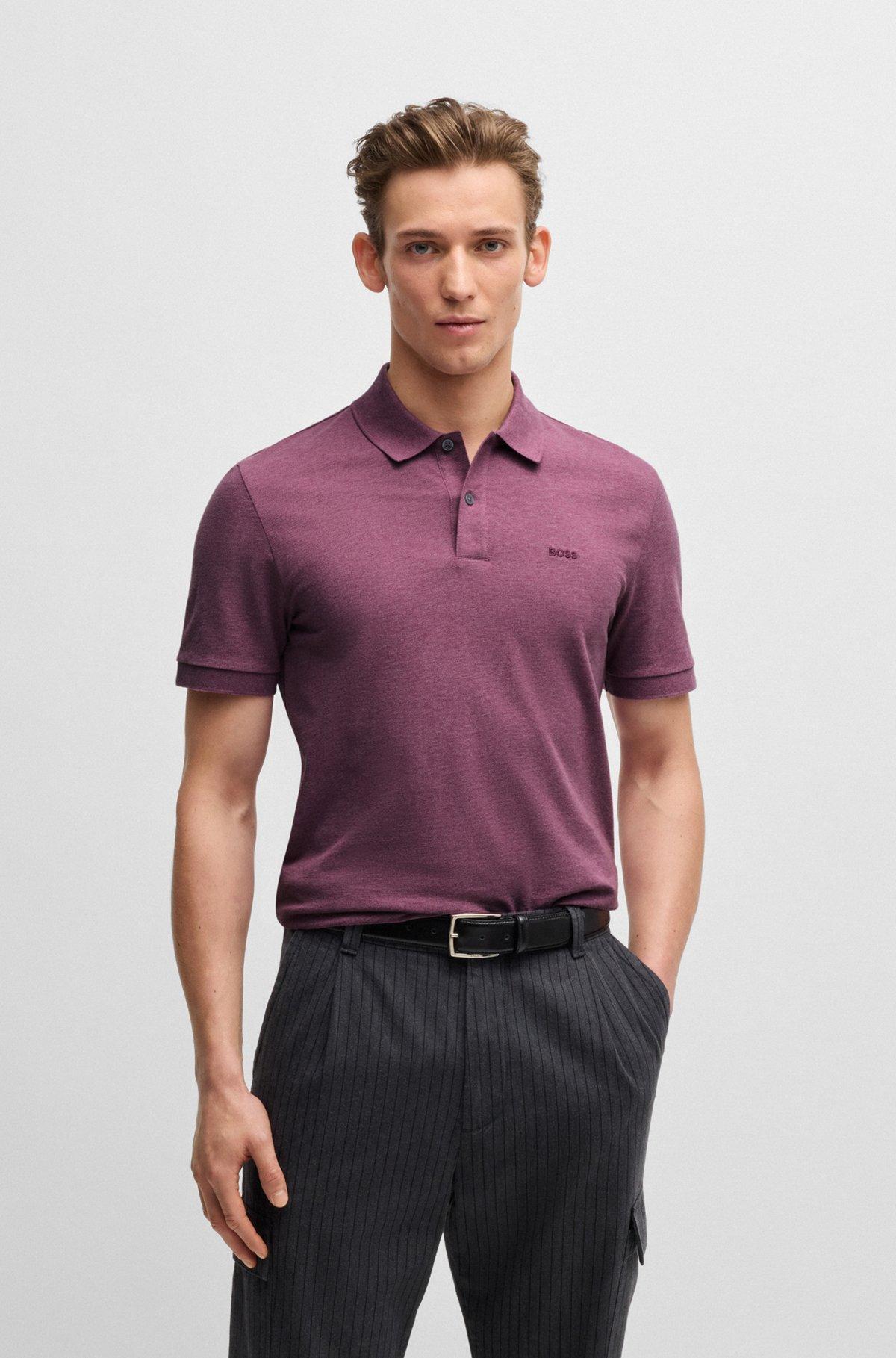 Pallas logo-detail polo shirt in cotton piqué Product Image