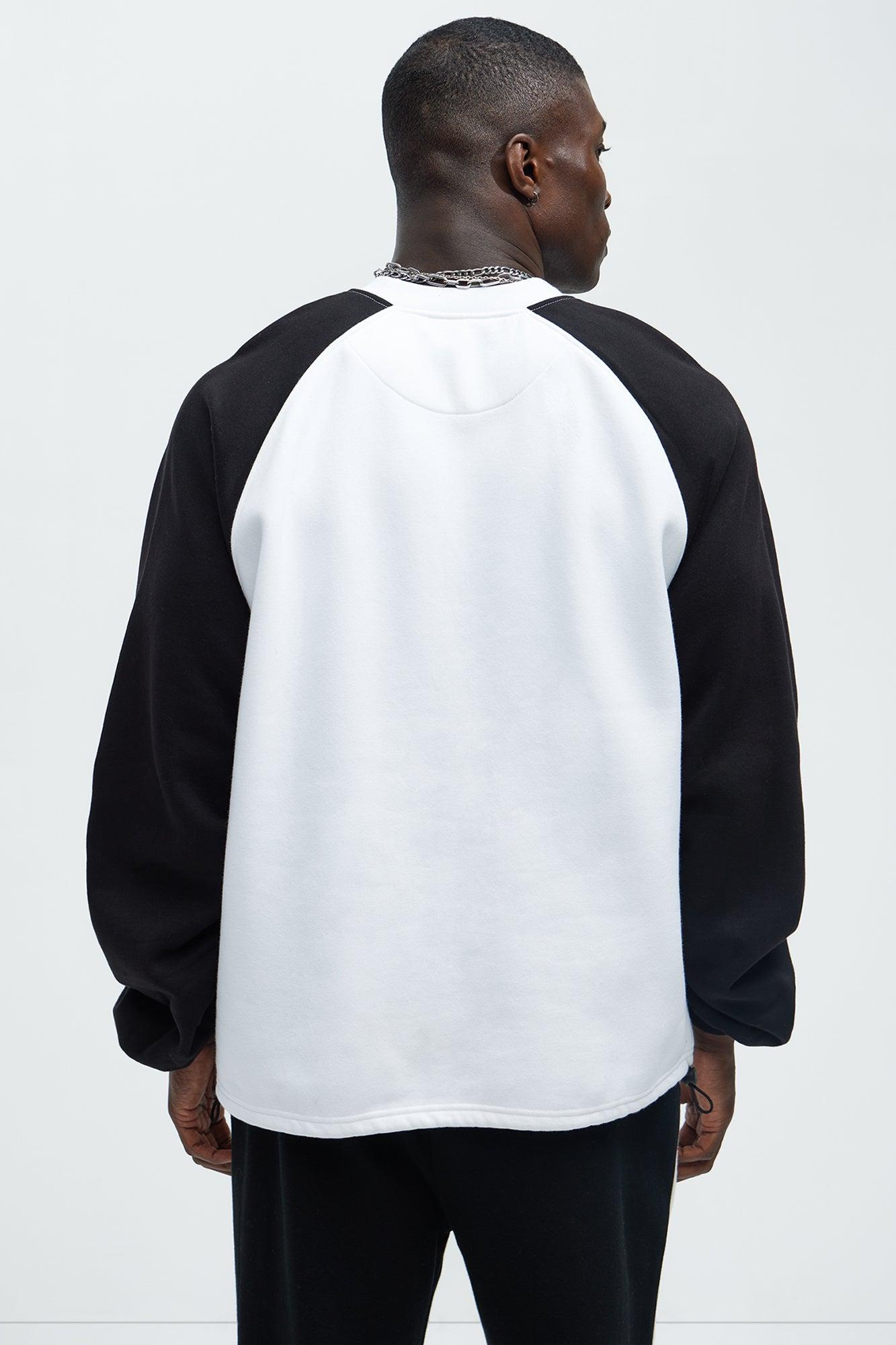 Ricky Raglan Crewneck - Black/combo Product Image