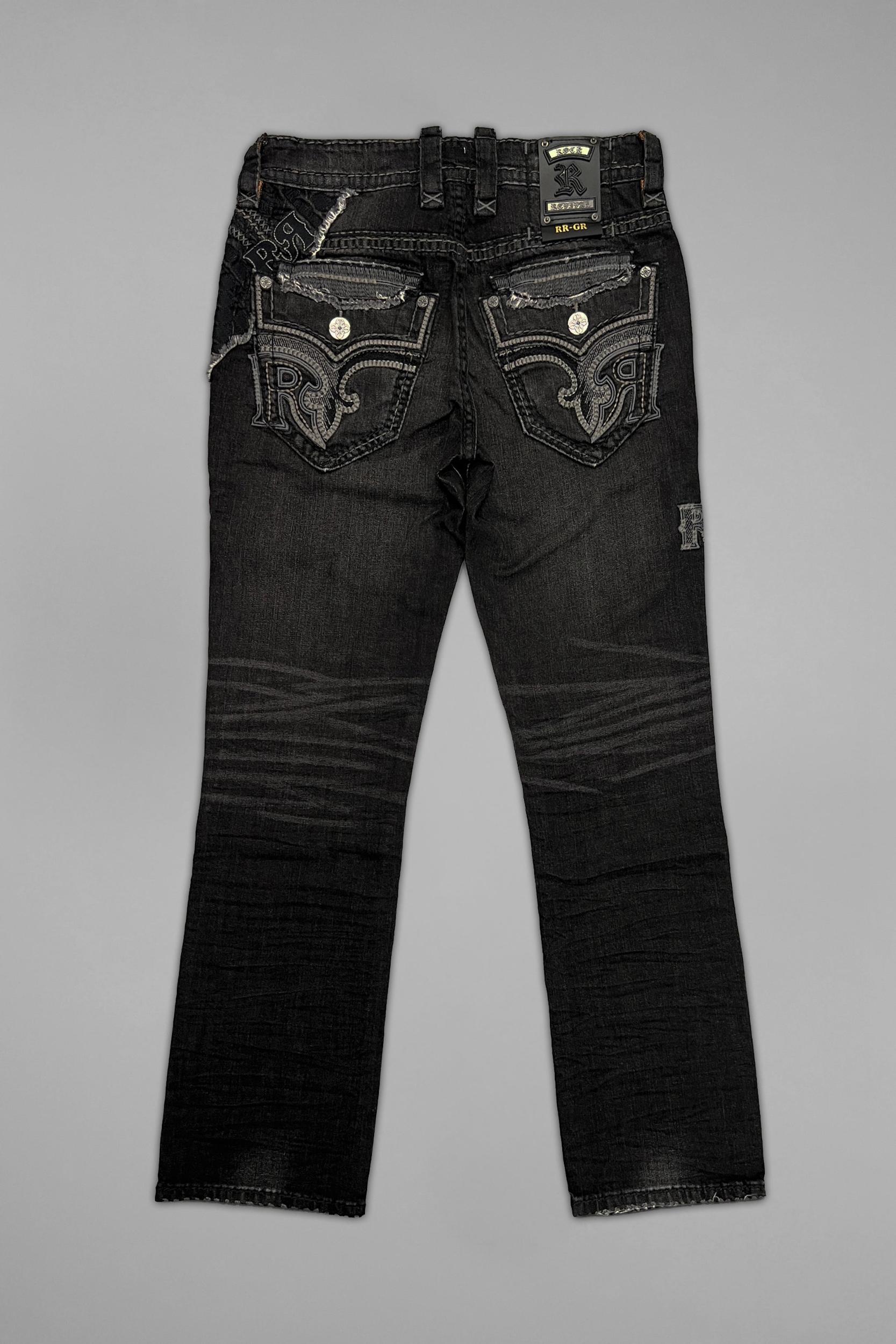 Vinton Straight Jeans in Gray Wash - GR Collection Male Product Image