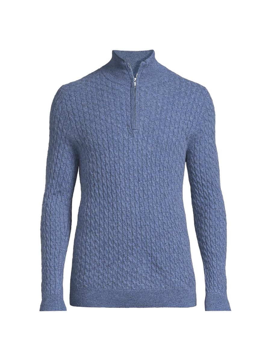 Mens Richmond Cashmere Zip Sweater Product Image