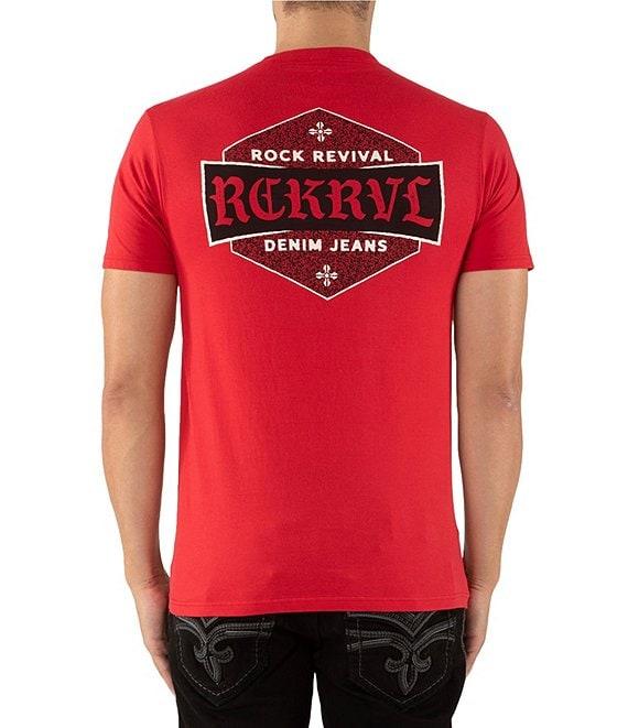 Rock Revival Hexagon-Shaped Graphic Logo Short Sleeve T-Shirt Product Image