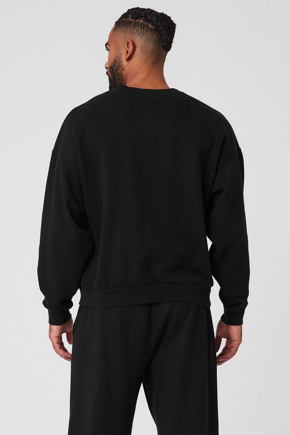 Accolade Crew Neck Pullover - Black Product Image