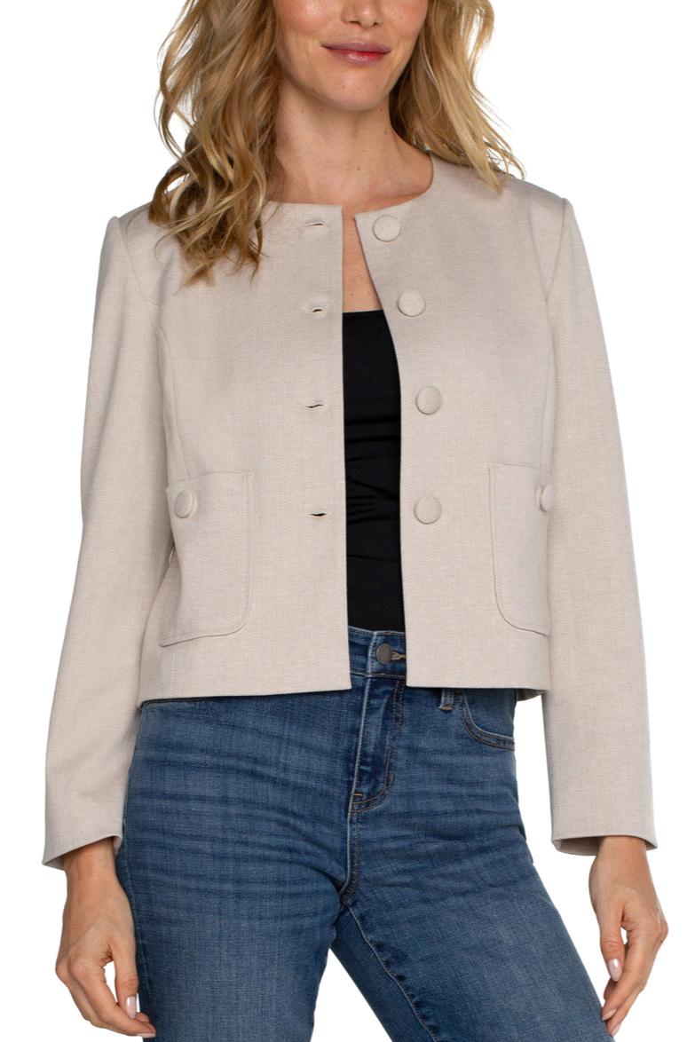 Boxy Cropped Jacket Product Image