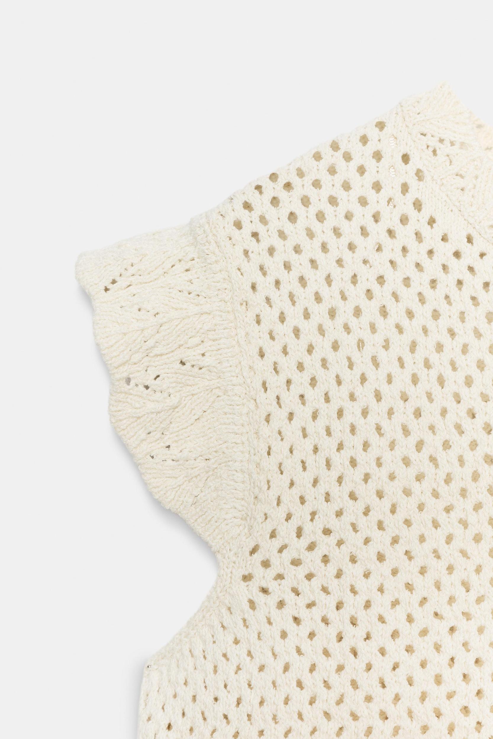 OPEN-KNIT TOP Product Image