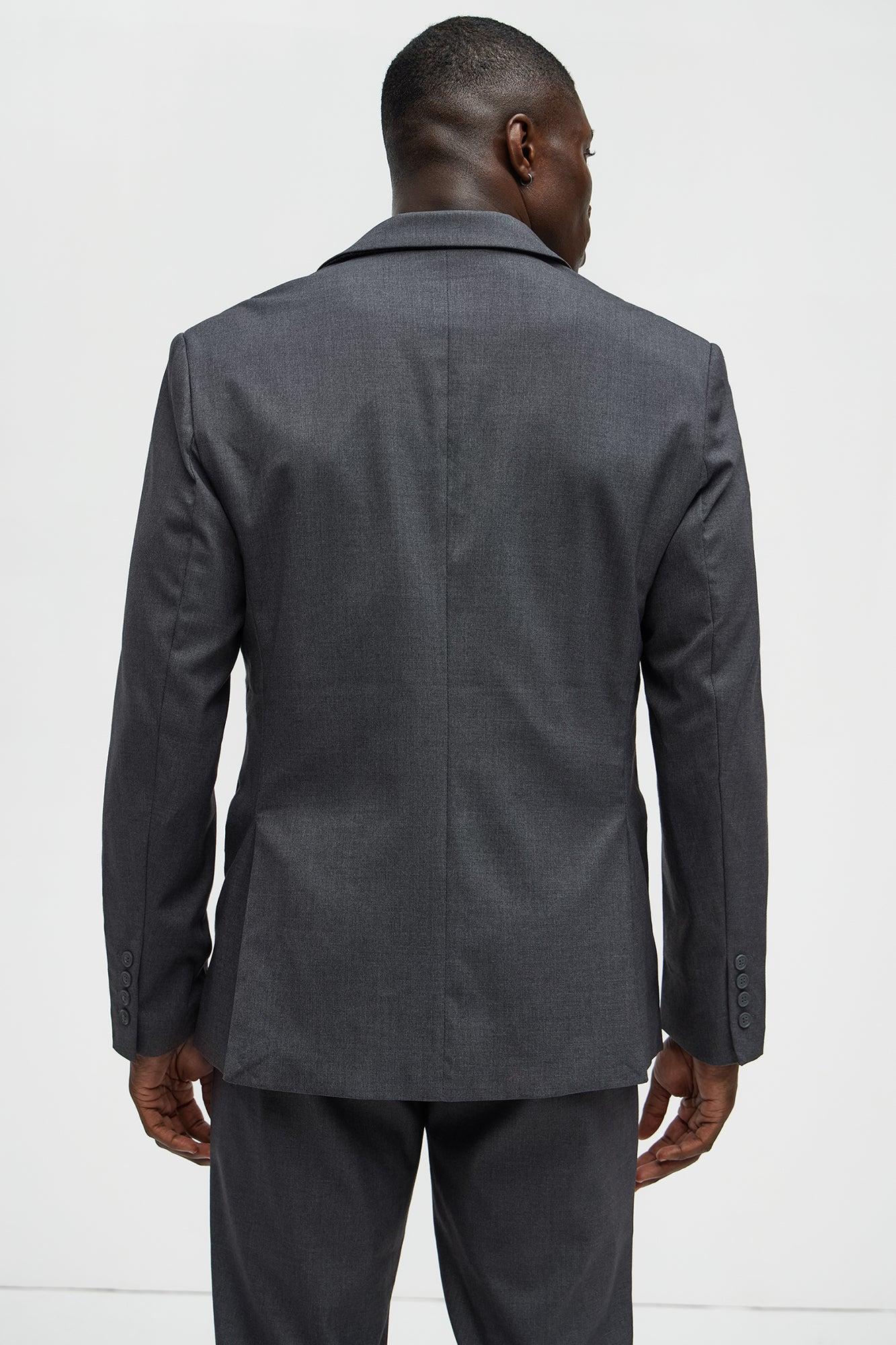 The Modern Stretch Suit Jacket - Charcoal Product Image