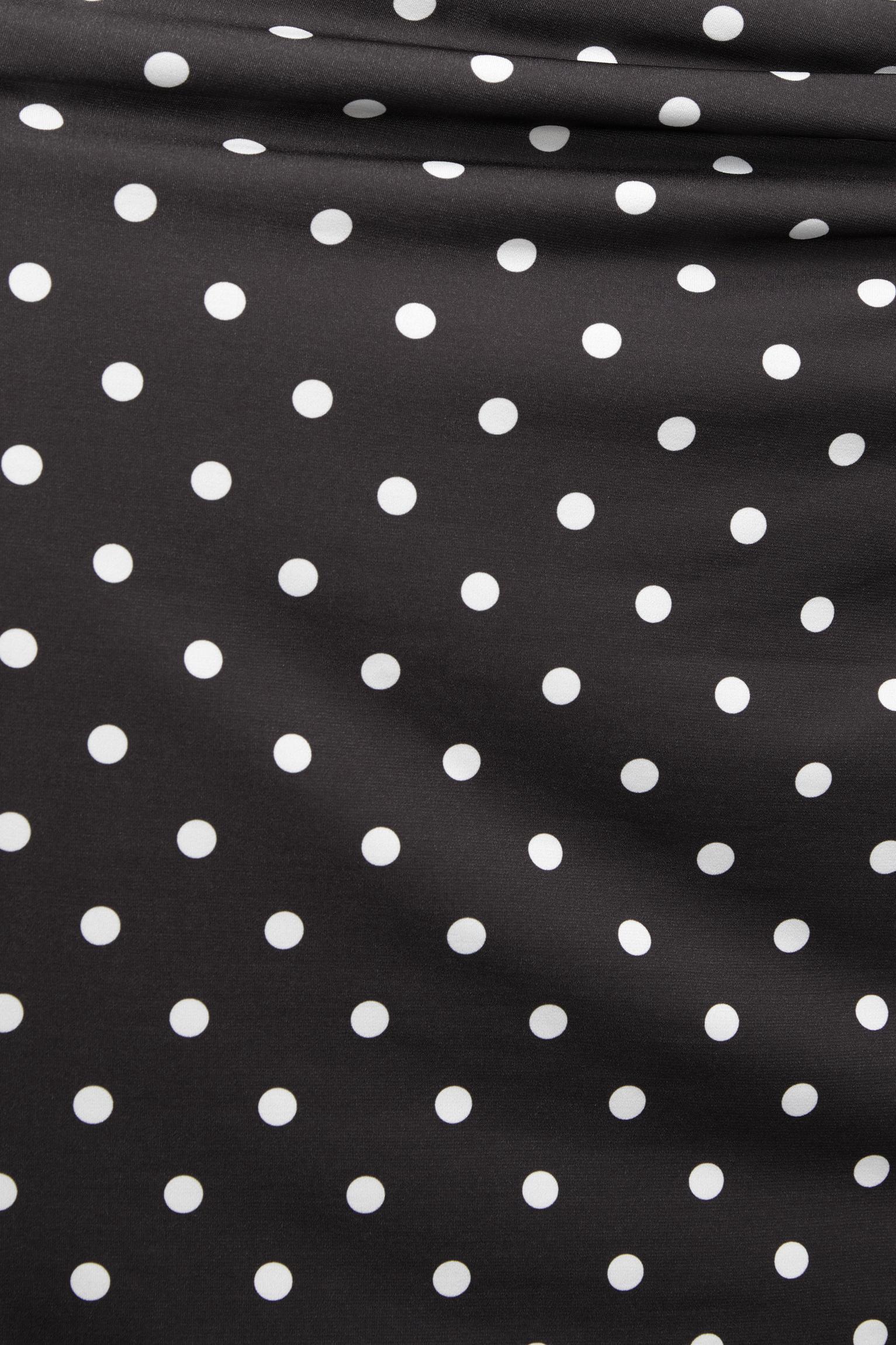 Asymmetric polka dot top Product Image