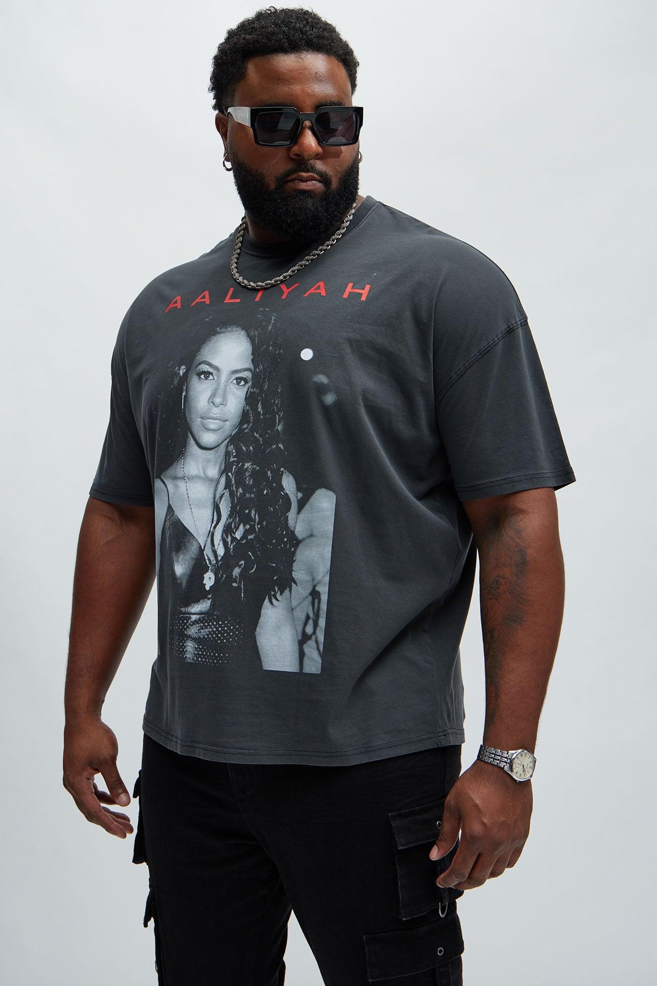 Aaliyah Oversized Short Sleeve Tee - Black Product Image