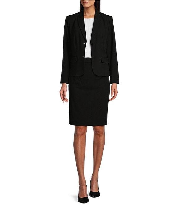 Investments Platinum Suiting Coordinating Pencil Skirt Product Image