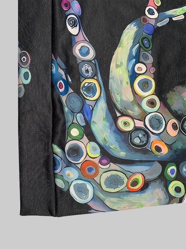 Long Sleeves Printed Hooded Hoodies Tops Product Image