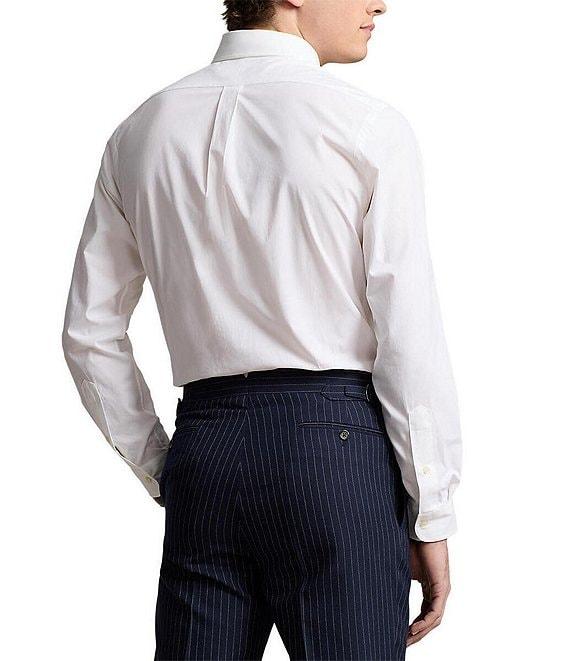 Polo Ralph Lauren Classic Fit Stretch Poplin Long Sleeve Woven Shirt Product Image