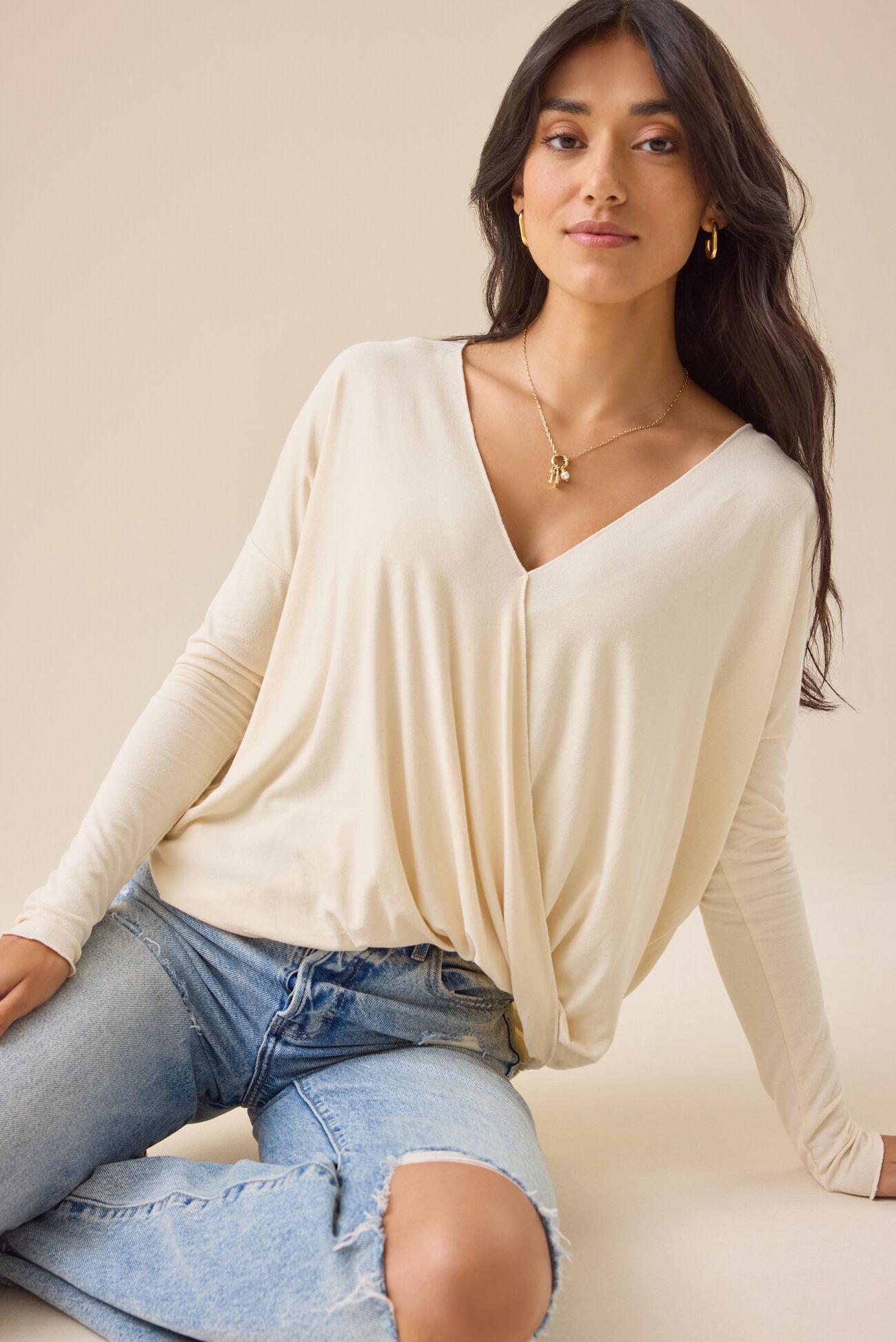 Christina Wrap Front Blouse Product Image