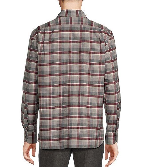 Daniel Cremieux Signature Label Small Plaid Long Sleeve Woven Shirt Product Image