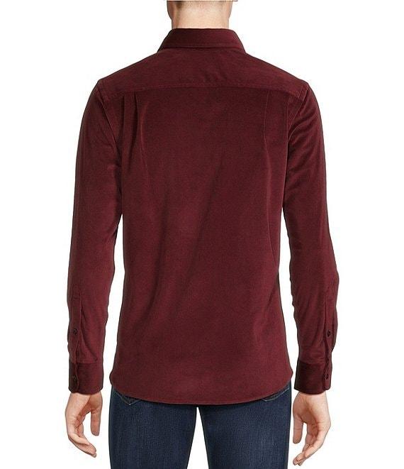 Cremieux Blue Label Solid Corduroy Long Sleeve Button-Down Collar Woven Shirt Product Image