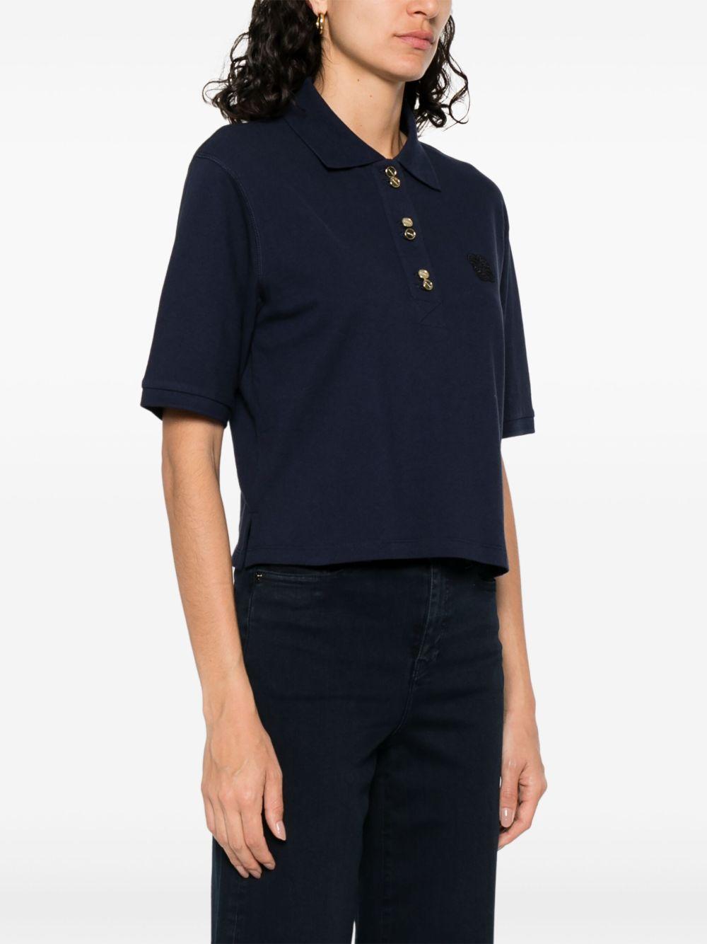 logol-embroidered polo shirt  Product Image