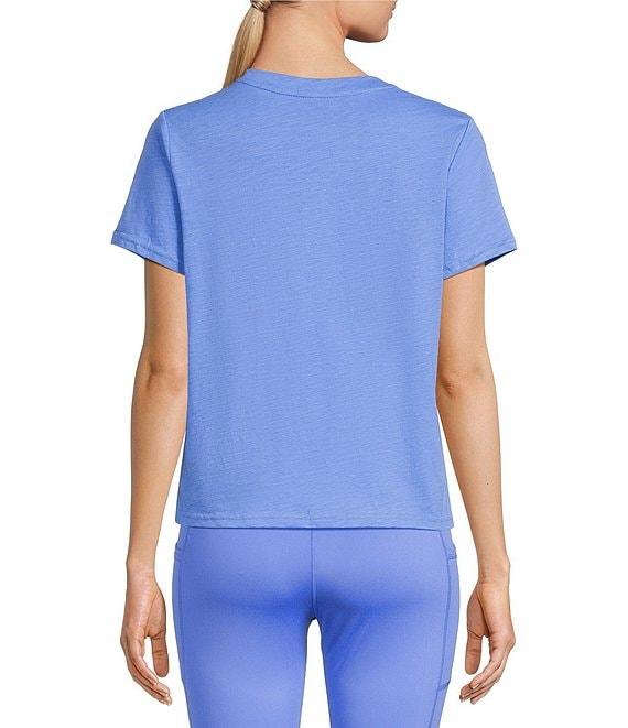 DKNY Sport by Donna Karen V-Neck Short Sleeve Slub Tee Product Image