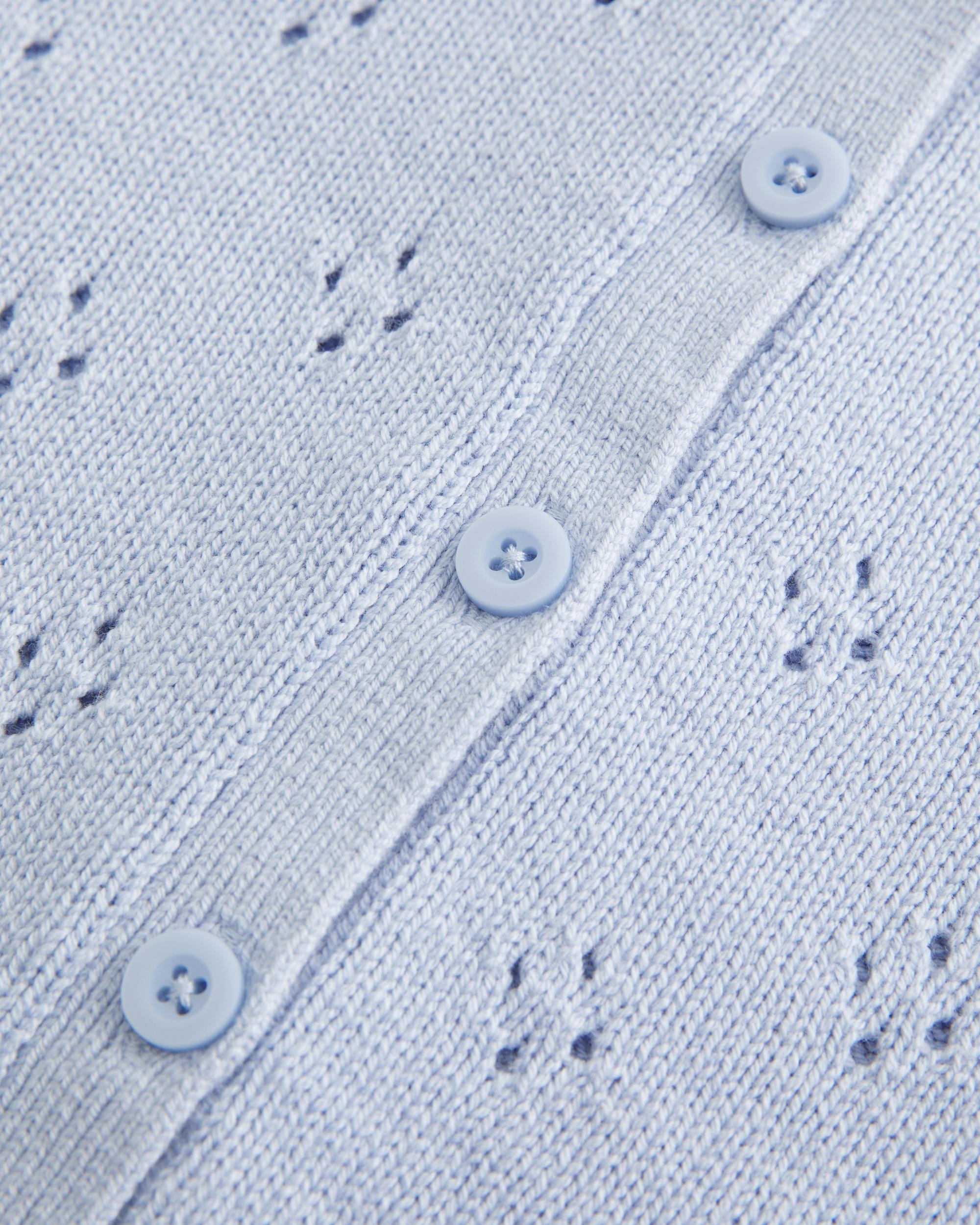 Eyelet Crew Cardigan Product Image