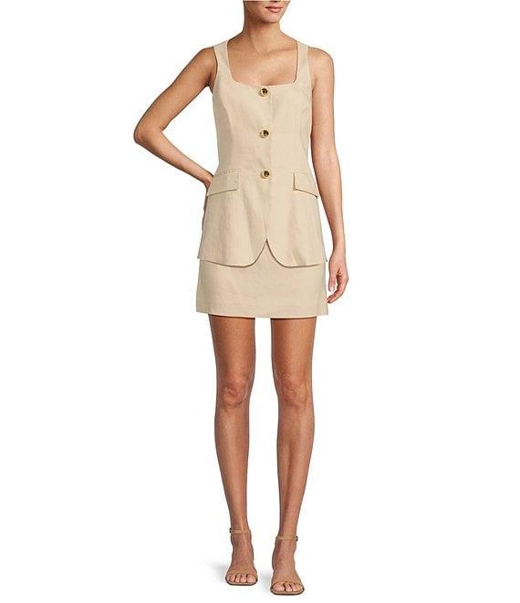 Antonio Melani Izzy Linen Mini Skirt Product Image