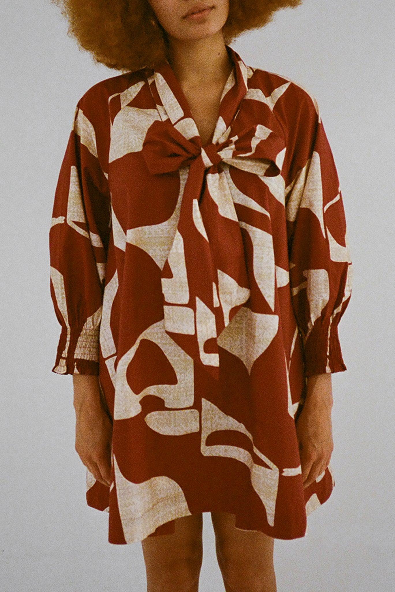 Vee Dress - Deco Sky Product Image