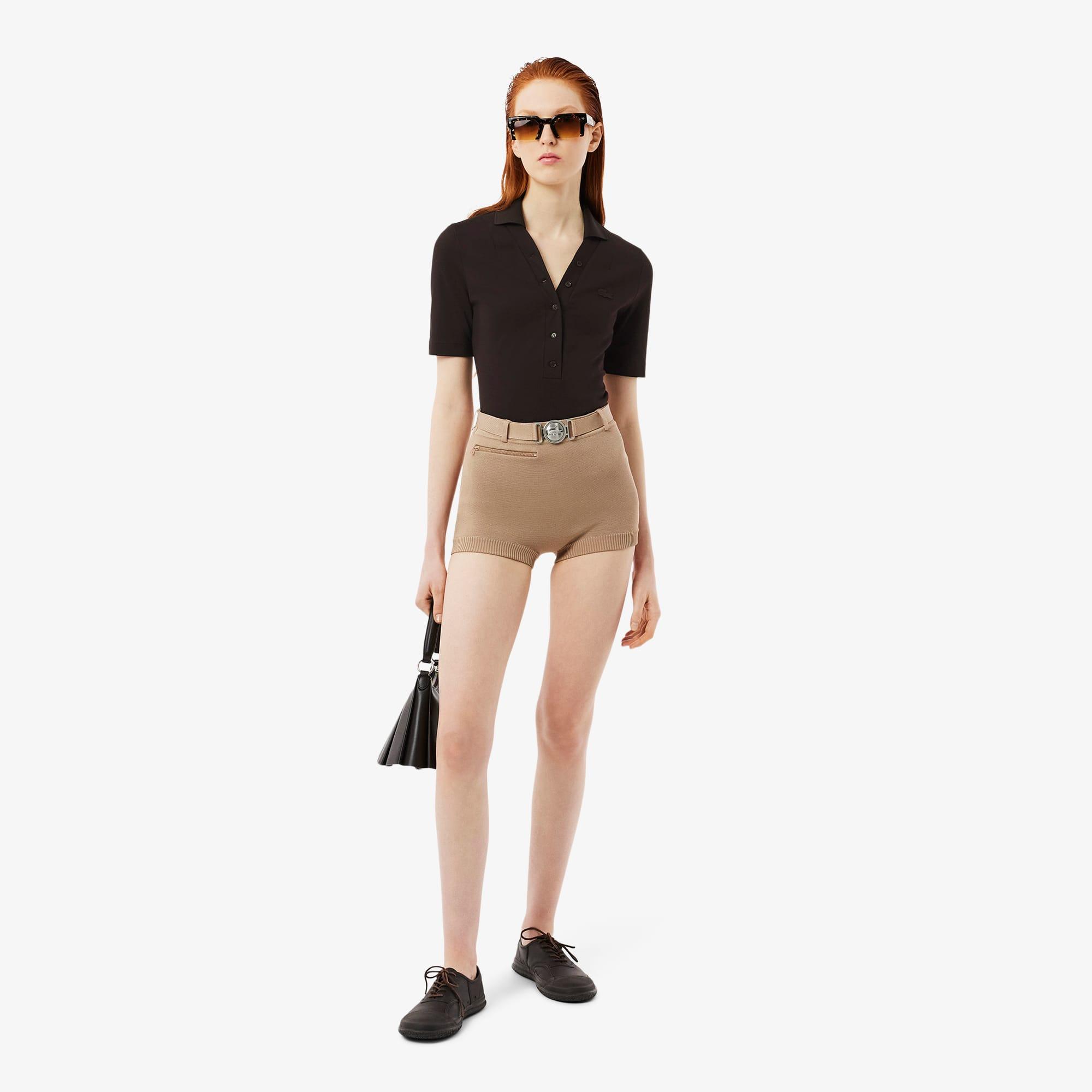 Runway Slim Fit Mini Piqué Polo Product Image