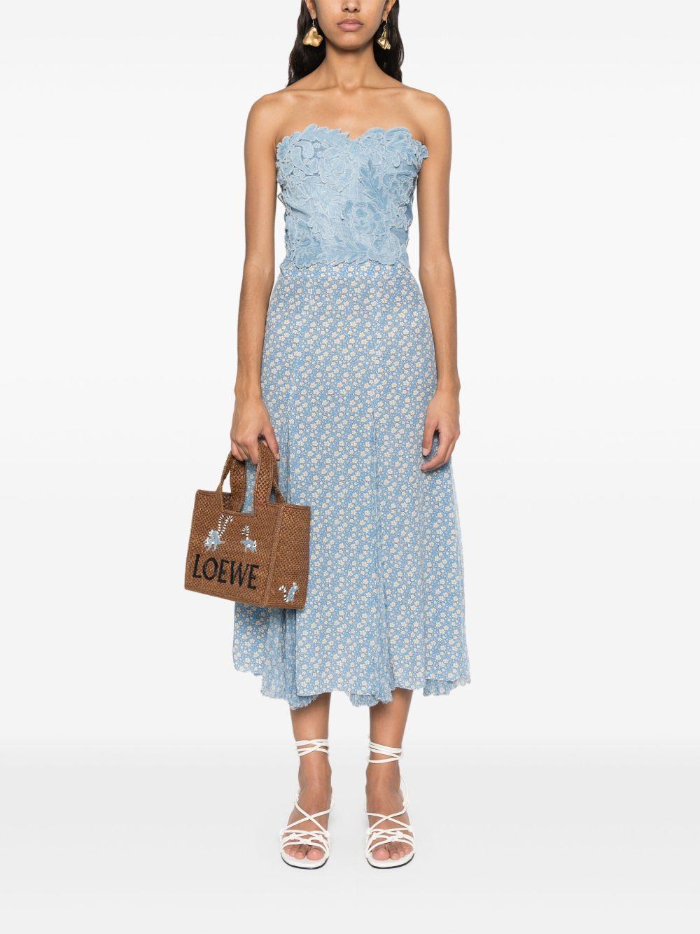 denim bustier top Product Image