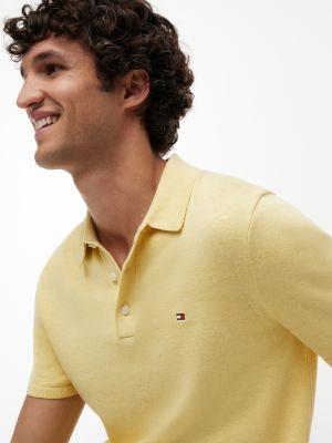 Short-Sleeve Sweater Polo Product Image