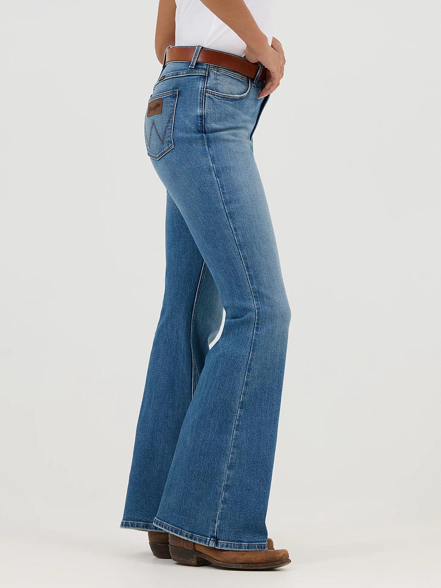 Women's High Rise Flare Jean | Women's JEANS | Wrangler® Product Image