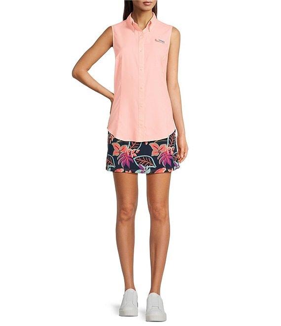 Columbia Women's Tamiami Collar Neck Sleeveless Button Front Shirt Product Image