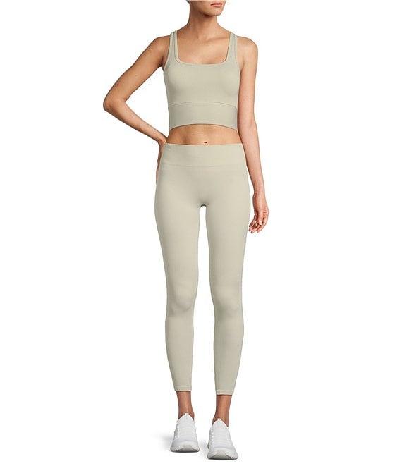 Antonio Melani Active Longline Seamless Ribbed Scoop Neck Sleeveless Sports Bra Product Image