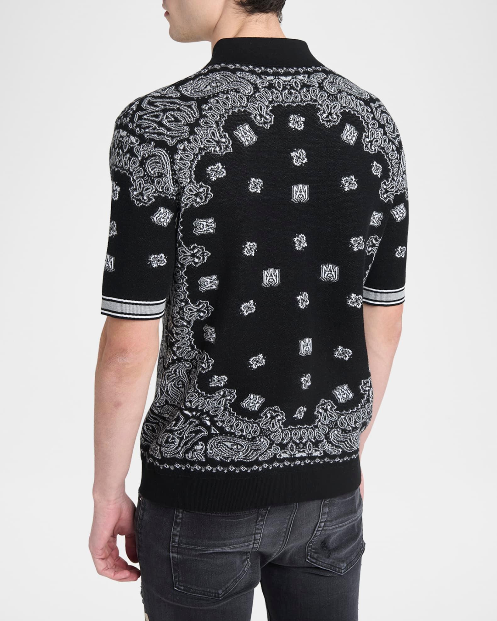Men's MA Bandana Knit Short-Sleeve Shirt Product Image