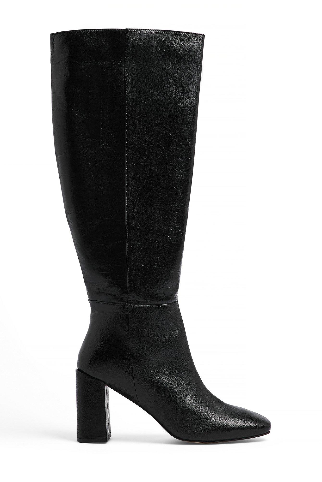 Leather Knee High Boots Product Image