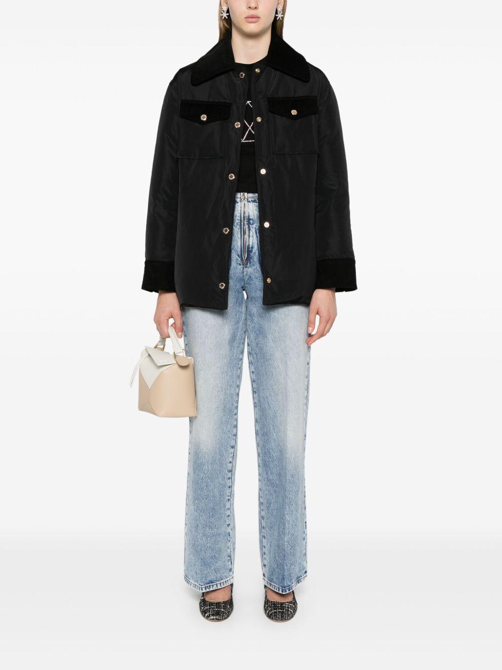 high-rise straight-leg jeans Product Image