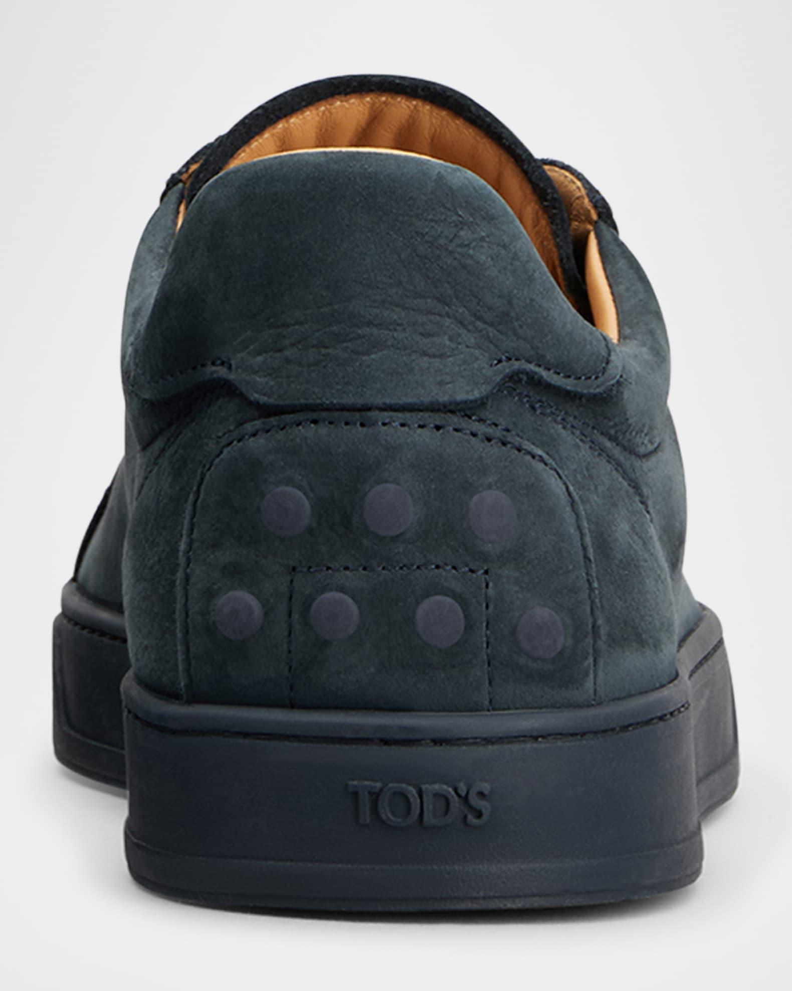 Men's Sportivo Elastico Leather Low-Top Sneakers Product Image