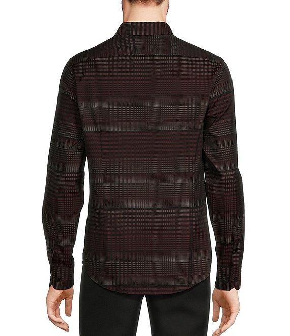 Murano Big & Tall Timeless Twenties Collection Slim Fit Plaid Jacquard Long Sleeve Woven Shirt Product Image